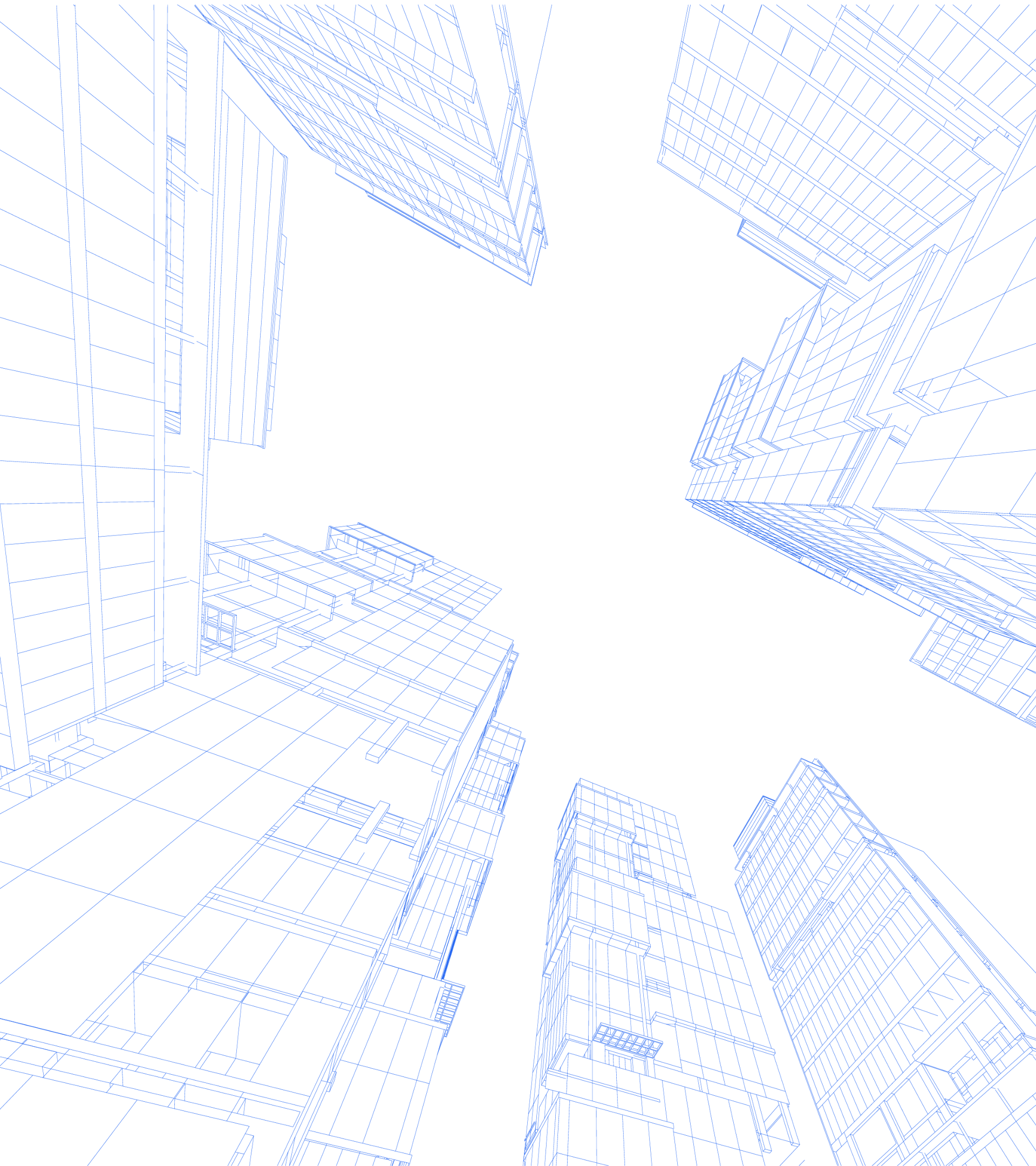 city outline blueprint